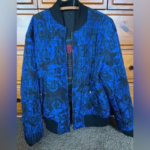 Versace Jeans Couture reversible quilted bomber jacker